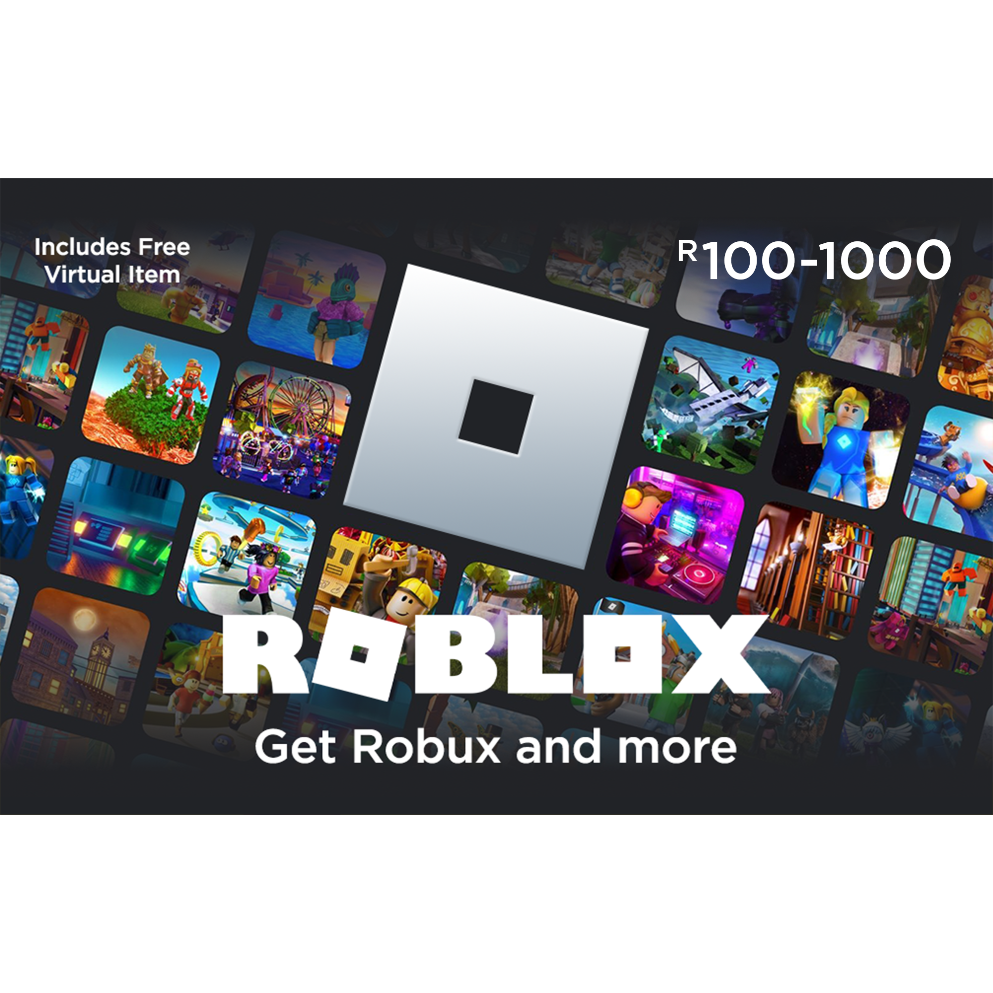 Roblox R 100 - R 1000 Digital code will be emailed