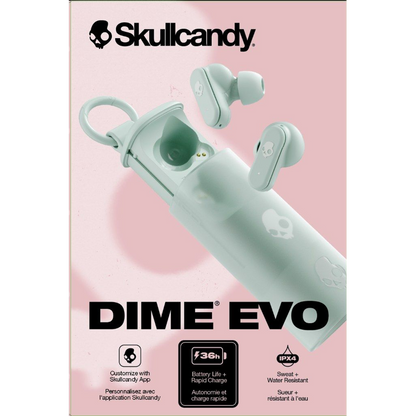 Skullcandy Dime Evo True Wireless Earbuds - Preppy Sage - KOODOO