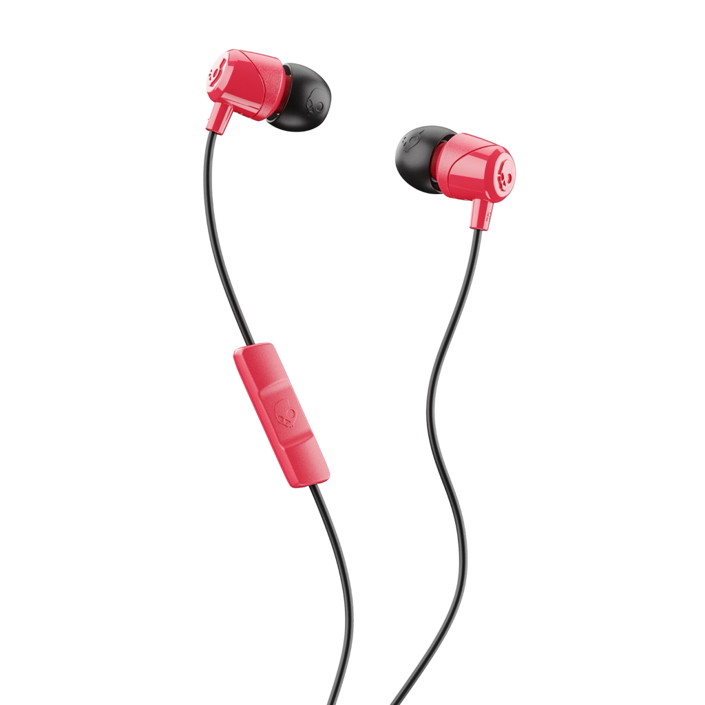 Skullcandy Jib In-Ear Wired Earbuds with Mic - Red/Black | KOODOO
