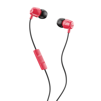 Skullcandy Jib In-Ear Wired Earbuds with Mic - Red/Black - KOODOO