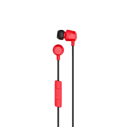 Skullcandy Jib In-Ear Wired Earbuds with Mic - Red/Black - KOODOO