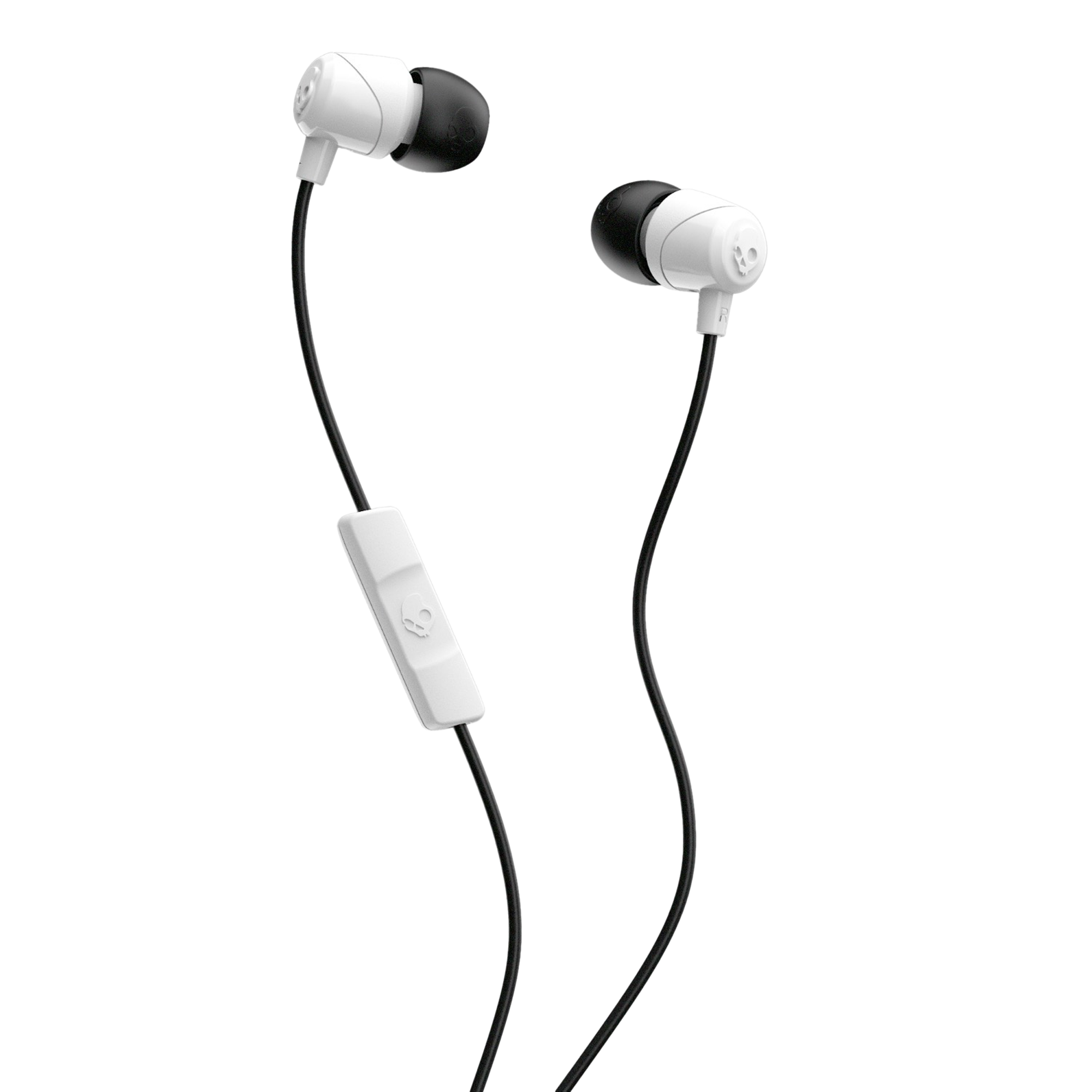 Skullcandy Jib In-Ear Wired Earbuds with Mic - White/Black - KOODOO