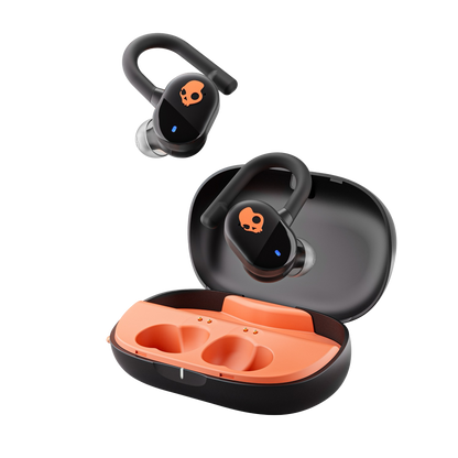 Skullcandy Push Play Active True Wireless Earbuds - Black / Orange - KOODOO