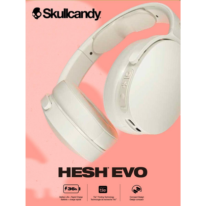 Skullcandy Hesh Evo Wireless Headphones - Bone - KOODOO