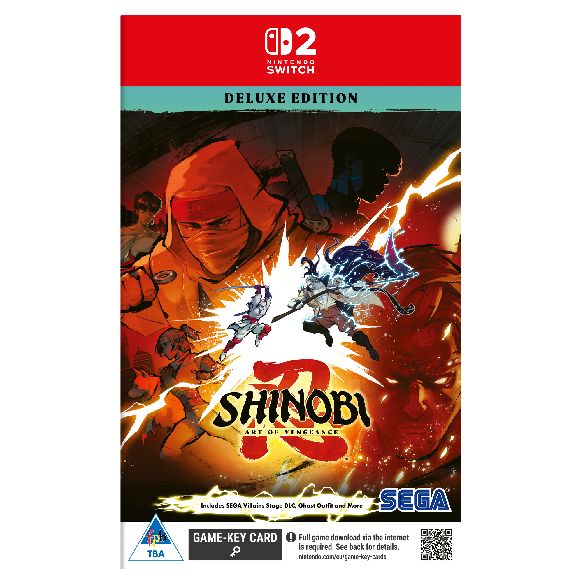 Shinobi: Art of Vengeance Deluxe Edition (NS2) - Game-Key Card - KOODOO