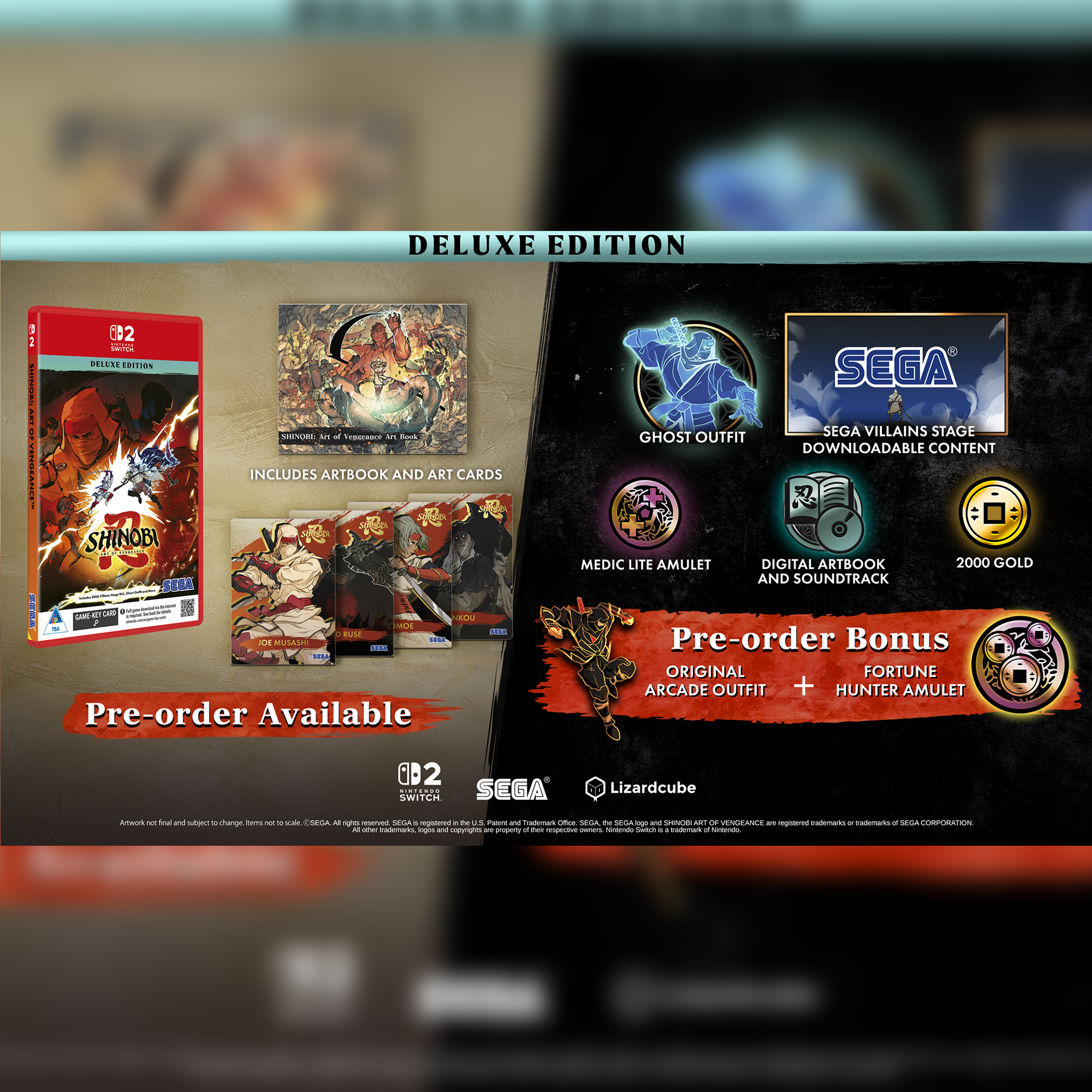 Shinobi: Art of Vengeance Deluxe Edition (NS2) - Game-Key Card - KOODOO