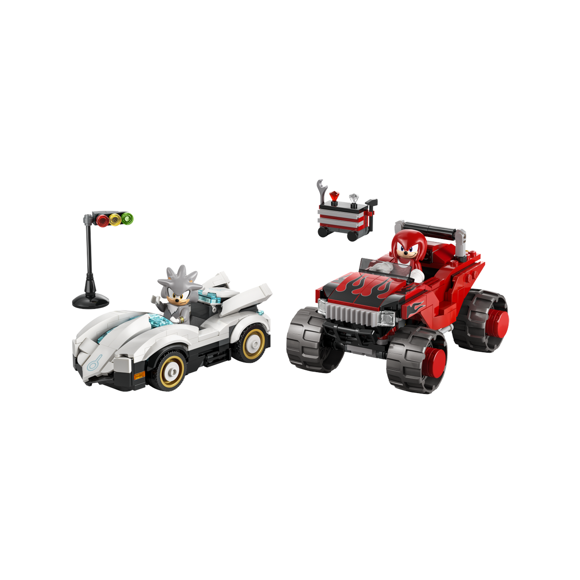 LEGO: Sonic the Hedgehog Silver’s Car vs. Knuckles’ Monster Truck - KOODOO