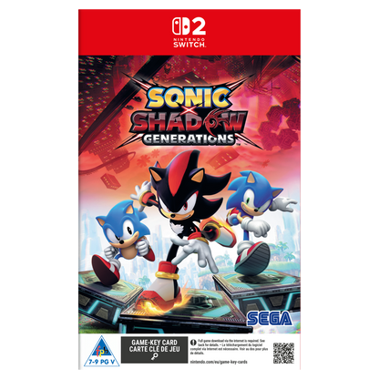 Sonic X Shadow Generations (NS2) - Game-Key Card - KOODOO