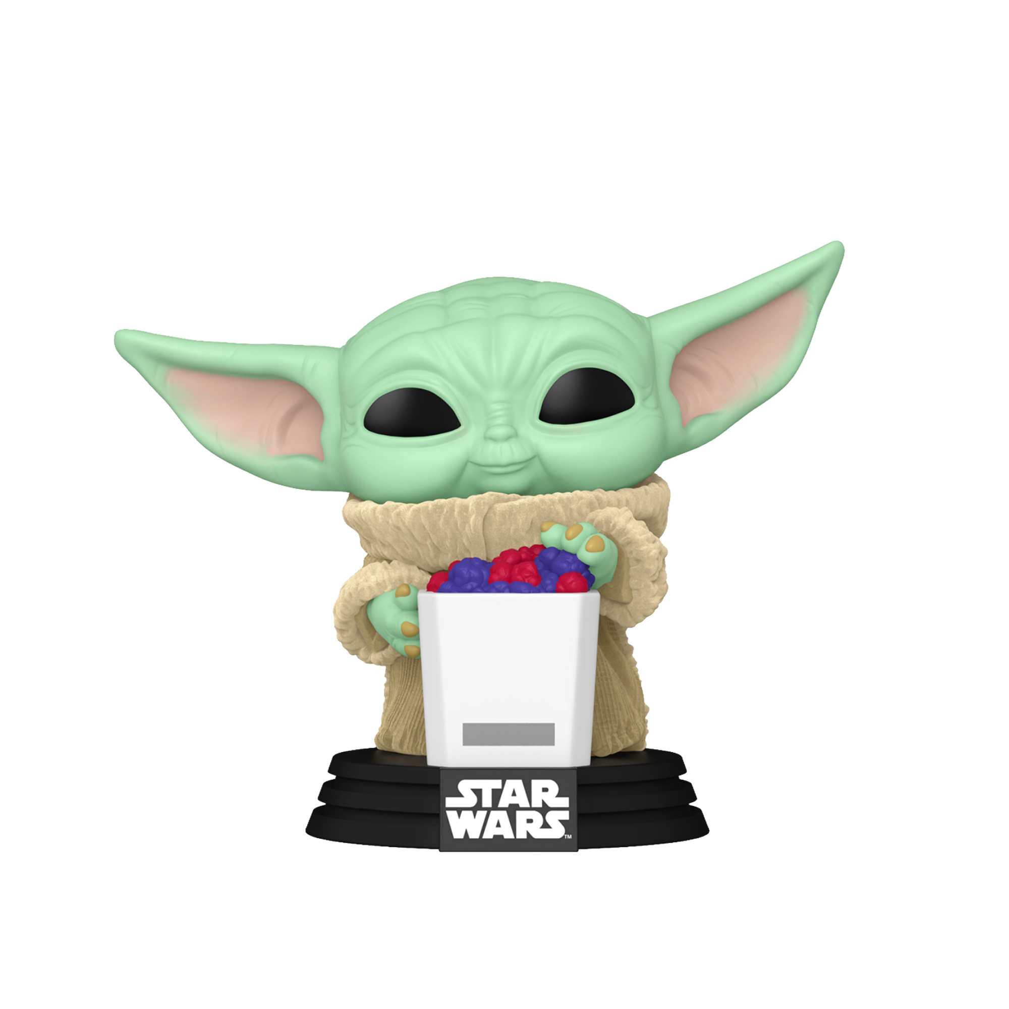 Funko Pop! Star Wars: The Mandalorian and Grogu - Grogu with Snacks (Flocked - Special Edition) -KOODOO