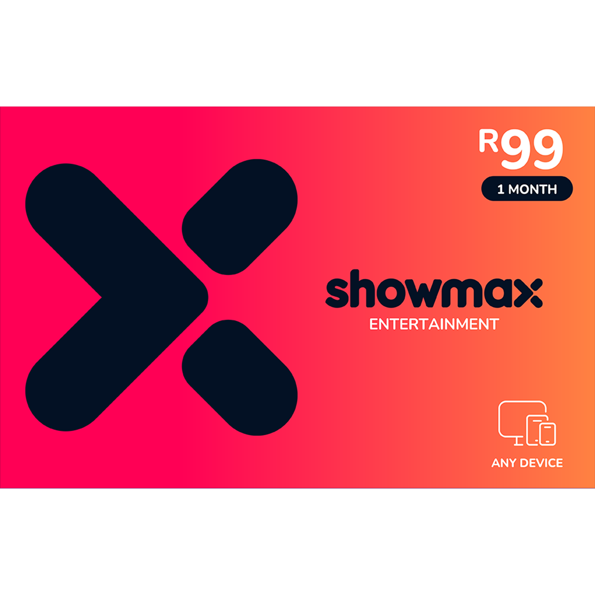 Showmax General Entertainment - Digital code will be emailed