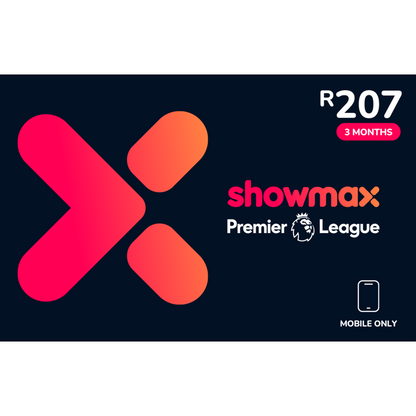 Showmax Premier League Mobile Only - Digital code will be emailed