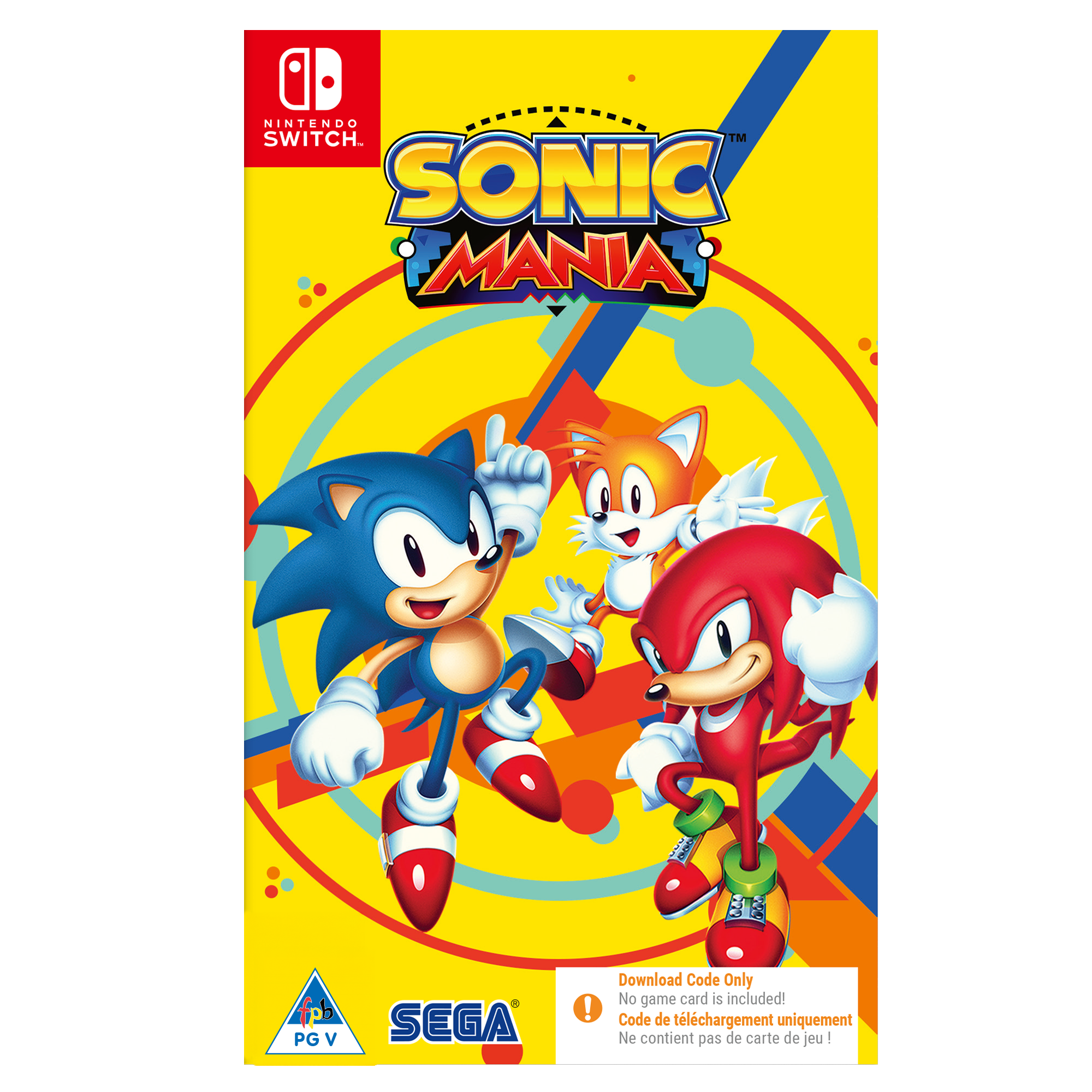 Sonic Mania (NS) - Code In Box - KOODOO