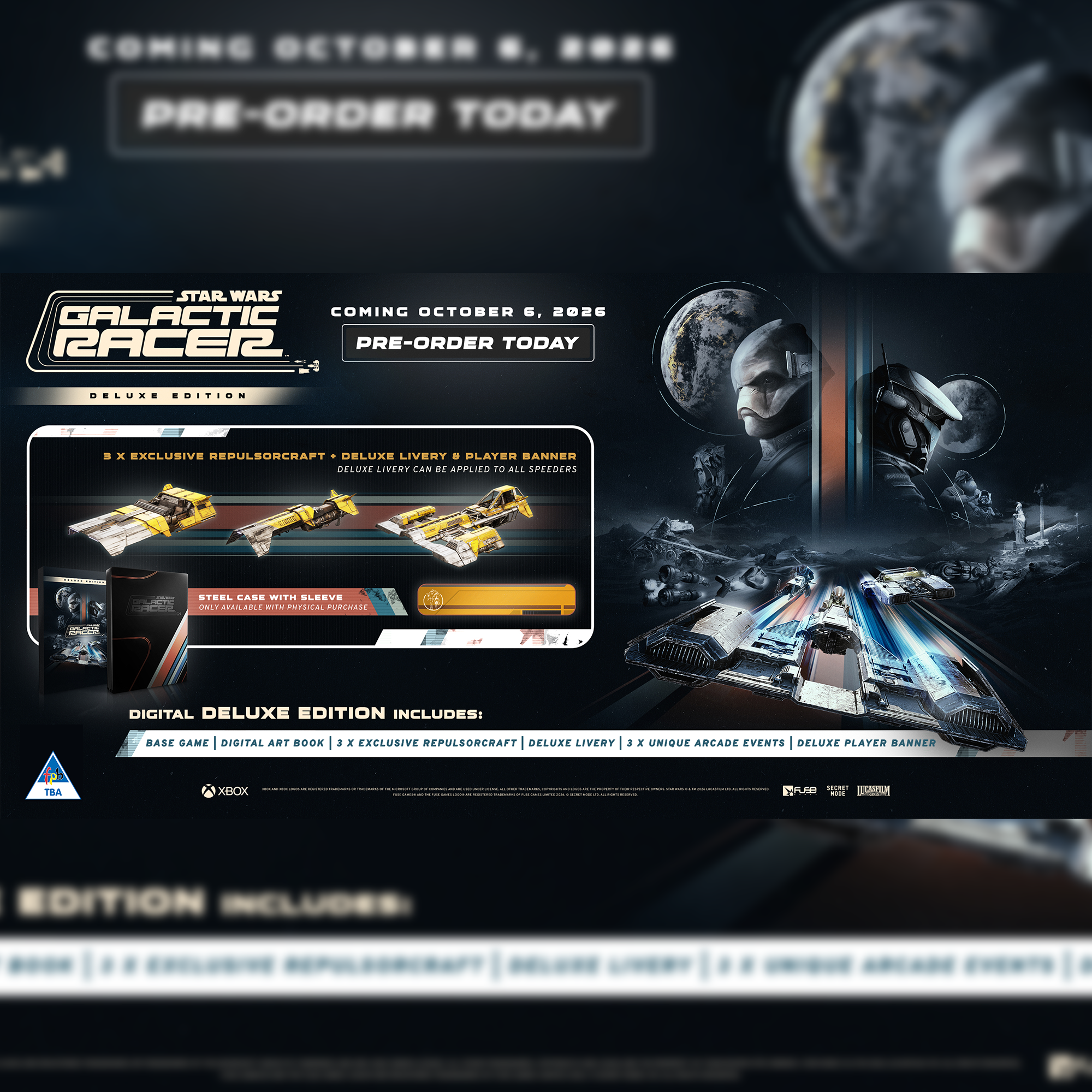 Star Wars: Galactic Racer Deluxe Edition