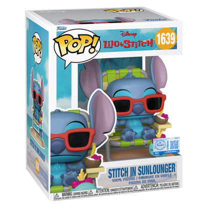 Funko Pop! Premium: Disney Lilo & Stitch - Stitch In Sunlounger (Special Edition) - KOODOO
