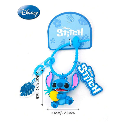 Stitch Holding a Pineapple PVC Keychain / Backpack Ornament - KOODOO