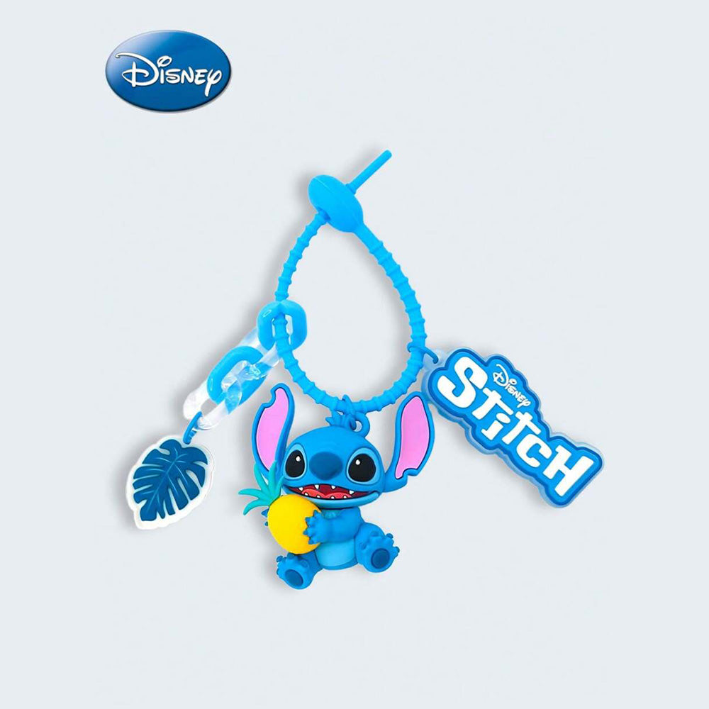 Stitch Holding a Pineapple PVC Keychain / Backpack Ornament - KOODOO