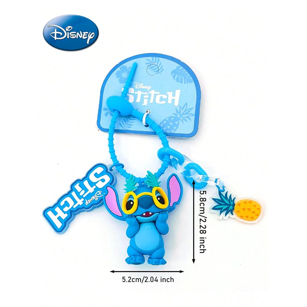 Stitch Wearing Glasses PVC Keychain / Backpack Ornament - KOODOO