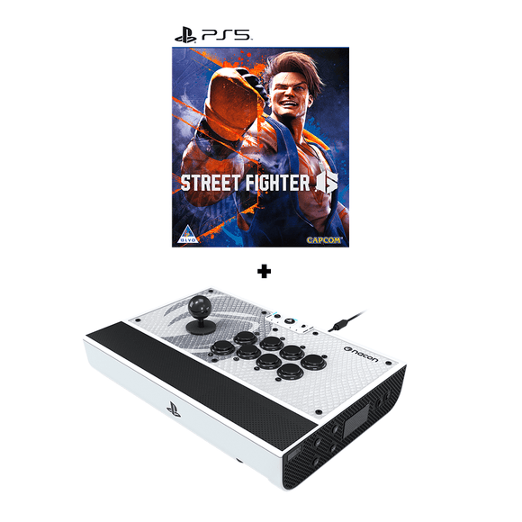 Nacon Daija Arcade Stick (PS5/PS4/PC) + Street Fighter 6 Lenticular Edition (PS5) - KOODOO