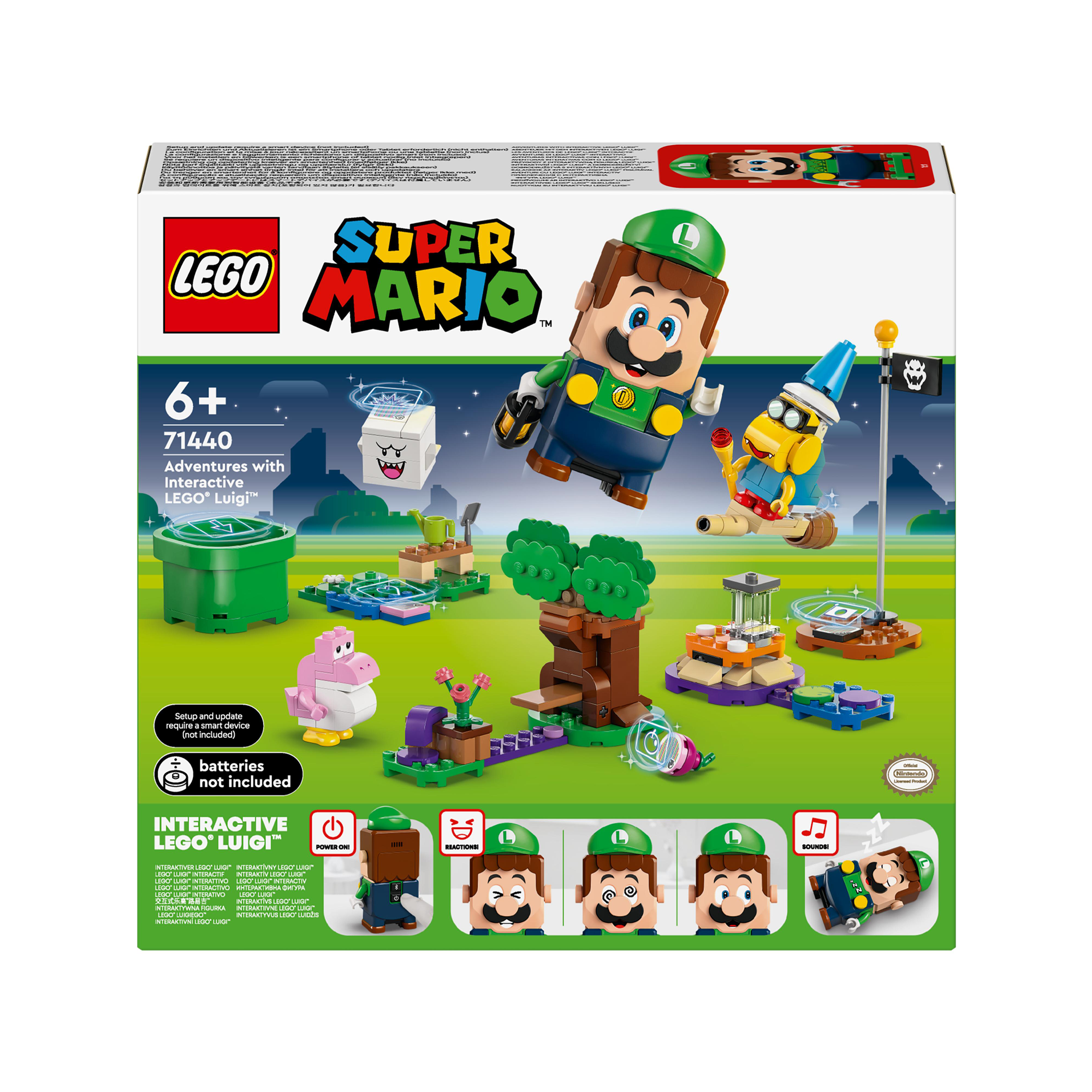 LEGO: Super Mario - Adventures with Interactive Luigi (71440) - KOODOO