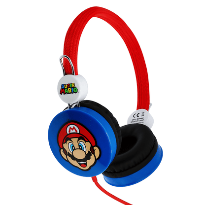 Super Mario Red/Blue Kids Core Headphones - KOODOO