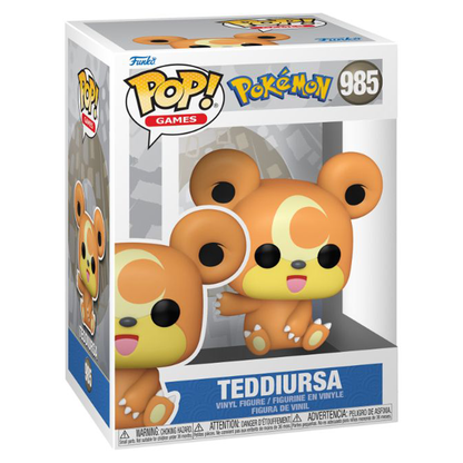 Funko Pop! Games: Pokemon - Teddiursa - KOODOO