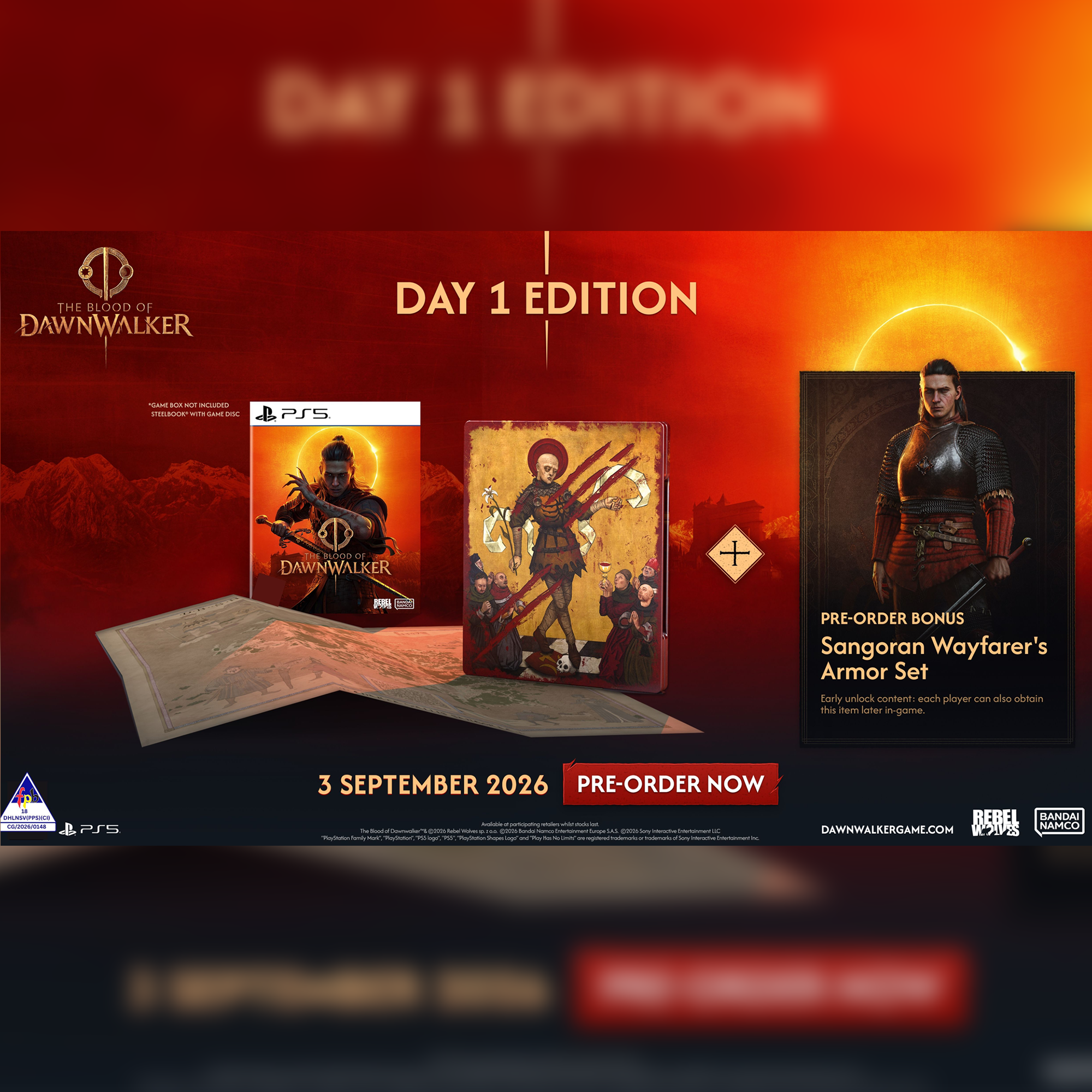The Blood of Dawnwalker Day One Edition (PS5) - KOODOO