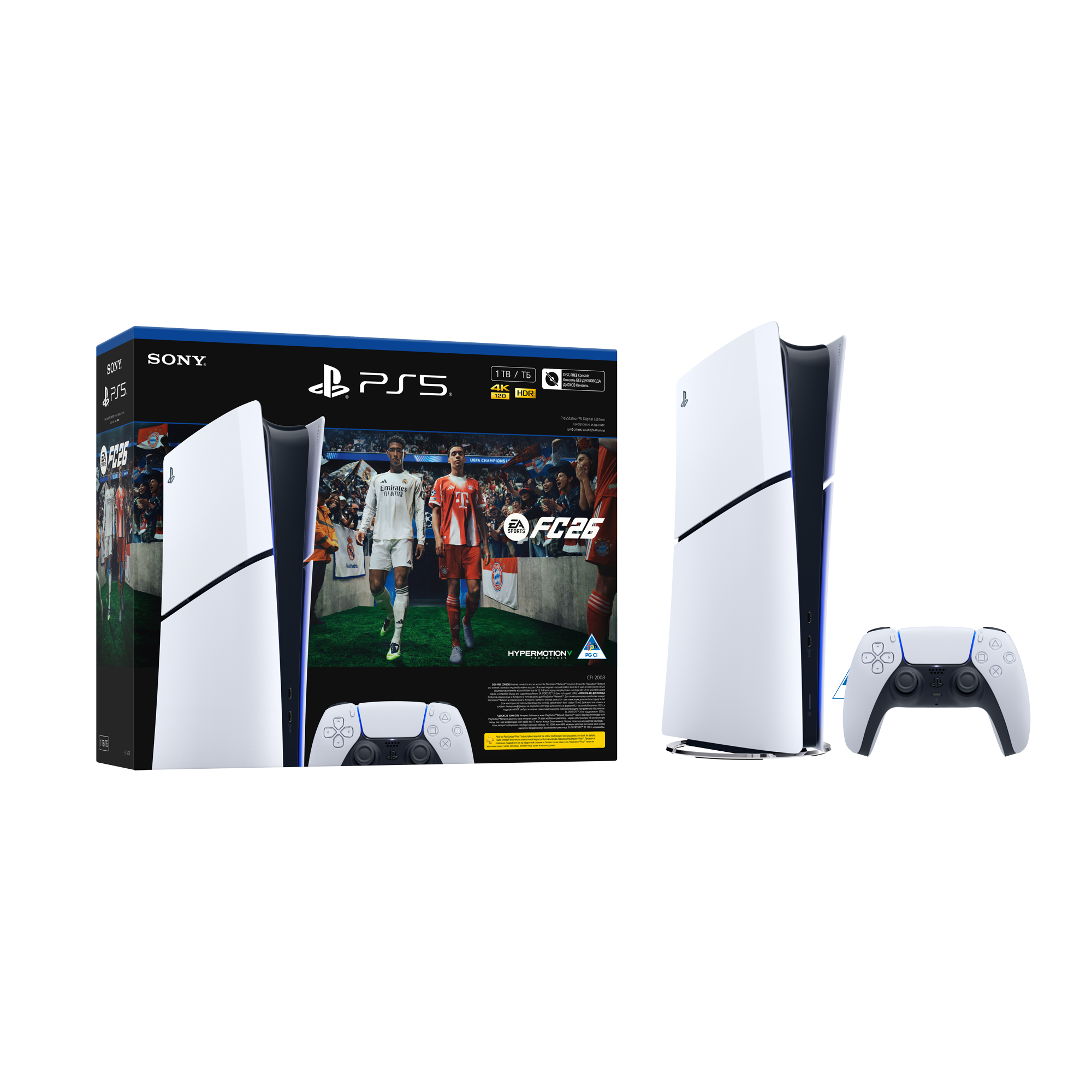 PS5 Slim Digital + EA FC 26 (Voucher) - KOODOO