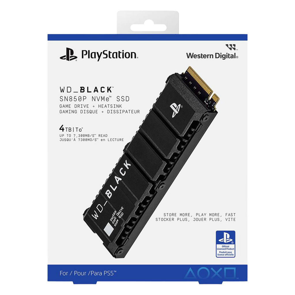 WD_ BLACK SN850P NVME SSD 4TB PS5