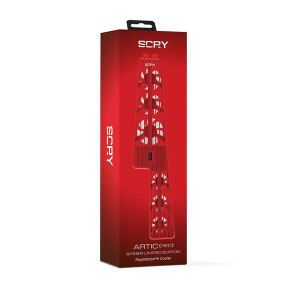 Scry Artic PlayStation 5 Cooler - Red + Scry Dust kit | KOODOO