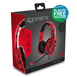 4Gamers MARAUDER Gaming Headset for XBOX, PS4/PS5, Switch, PC - Red Camo - KOODOO