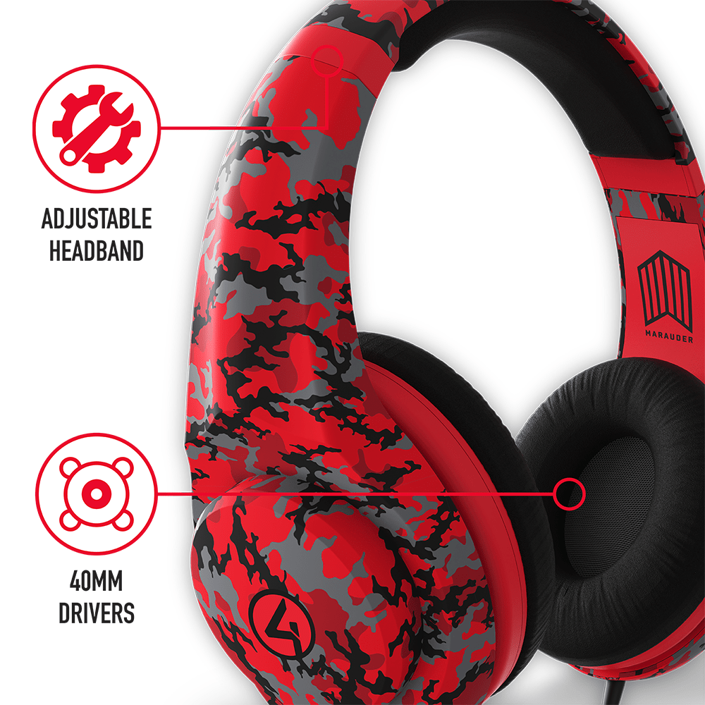 4Gamers MARAUDER Gaming Headset for XBOX PS4 PS5 Switch PC