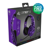 4Gamers RANGER Gaming Headset for XBOX, PS4/PS5, Switch, PC - Royal Camo | KOODOO