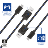 4Gamers PlayStation Play & Charge Cables - 2m Twin Pack - KOODOO