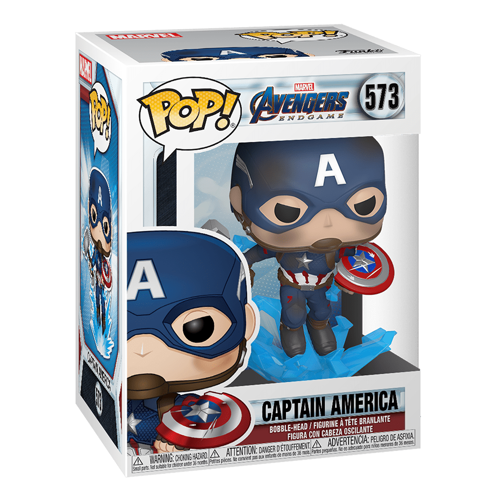 Funko Pop! Marvel:Avengers Endgame-Captain America With Broken Shield - KOODOO