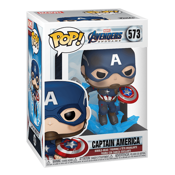 Funko Pop! Marvel:Avengers Endgame-Captain America With Broken Shield - KOODOO