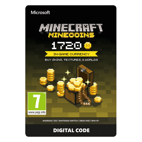 Microsoft Minecraft 1720 MineCoins ESD ZA - Digital Code - KOODOO