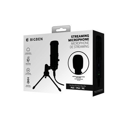 Streaming Microphone with Tripod Bigben -Black  - KOODOO