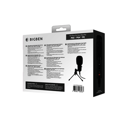 Streaming Microphone with Tripod Bigben -Black  - KOODOO