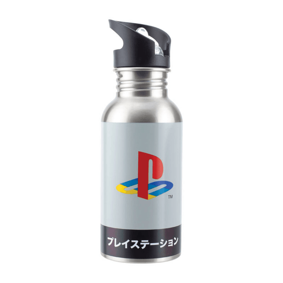 PlayStation Heritage Metal Water Bottle with Straw - KOODOO