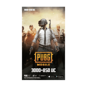 PUBG 3000+850 UC - Digital code will be emailed - KOODOO