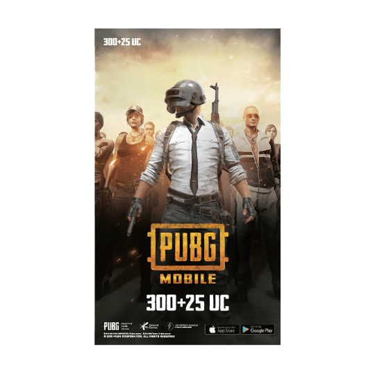 PUBG 300+25 UC - Digital code will be emailed - KOODOO