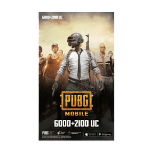 PUBG 6000+2100 UC - Digital code will be emailed  - KOODOO