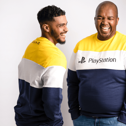 Mens PlayStation Sweater Block Gaming Clothing KOODOO