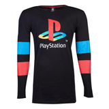 PlayStation - Logo & Arms Striped Longsleeve T-shirt - KOODOO