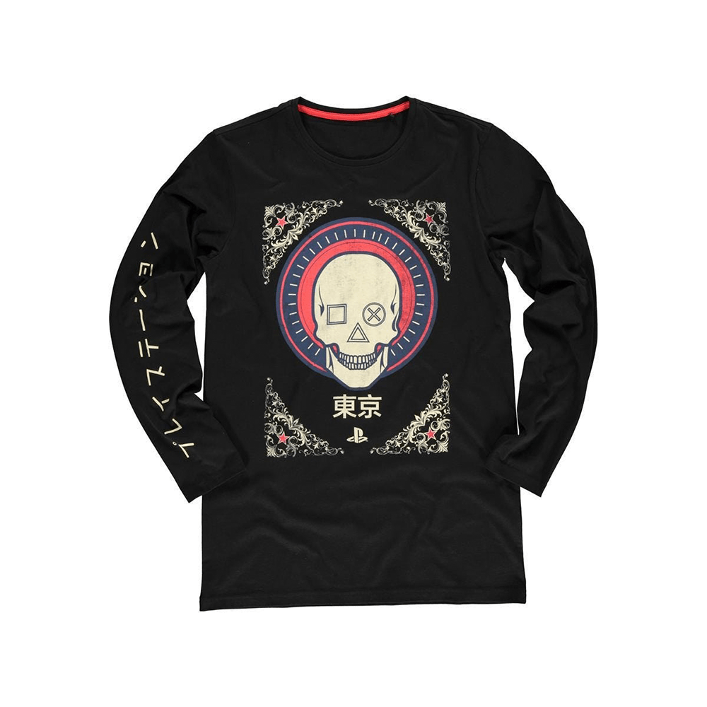 Sony - PlayStation - Skull Longsleeve T-shirt - KOODOO