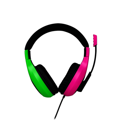 Stereo Gaming Headset- Nacon Bigben-  NINTENDO SWITCH - Pink and Green - KOODOO