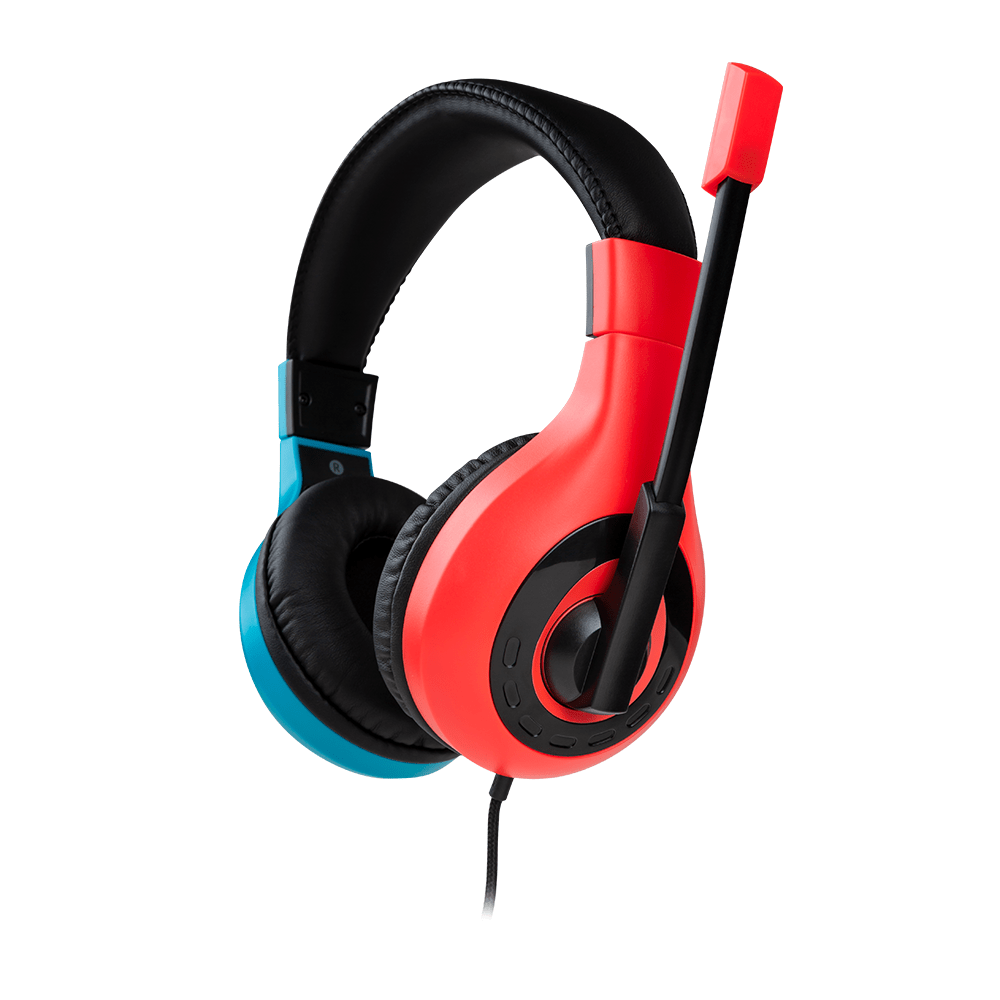 Wired Stereo Headset compatible with Nintendo Switch Black - Nacon