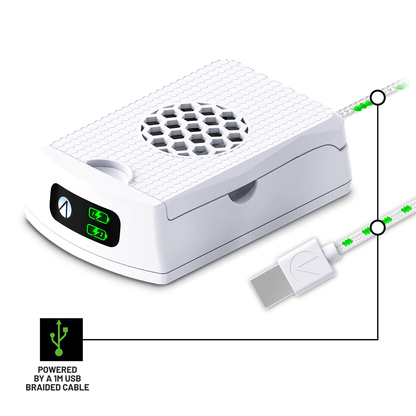 Series X Twin Rechargeable Battery Packs - White - KOODOO