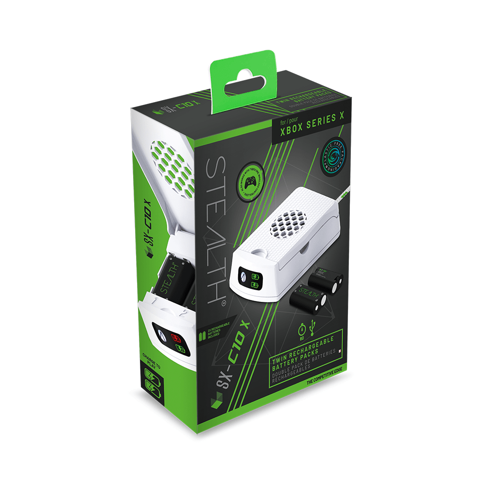 Series X Twin Rechargeable Battery Packs - White - KOODOO