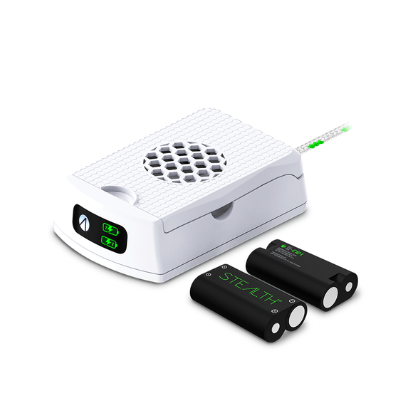 Series X Twin Rechargeable Battery Packs - White - KOODOO